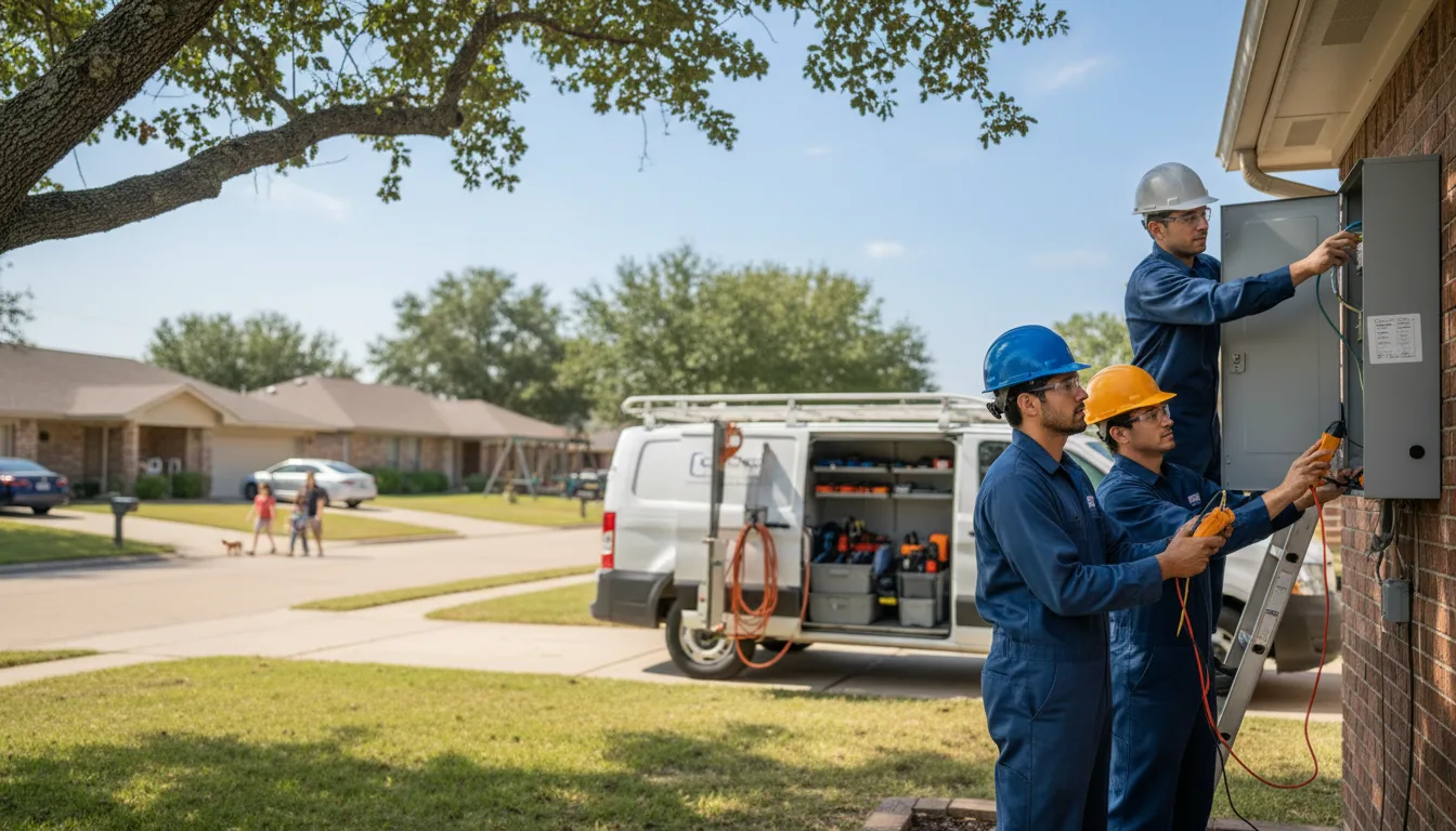 Certified electrician providing emergency electrical services in Edinburg, TX